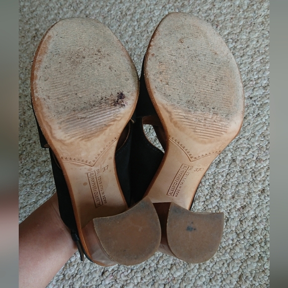 Alberto Fermani Black suede Leather Heels size 37 - Picture 15 of 15